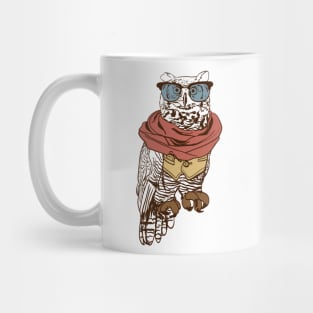 Hipster Owl Professor Mug